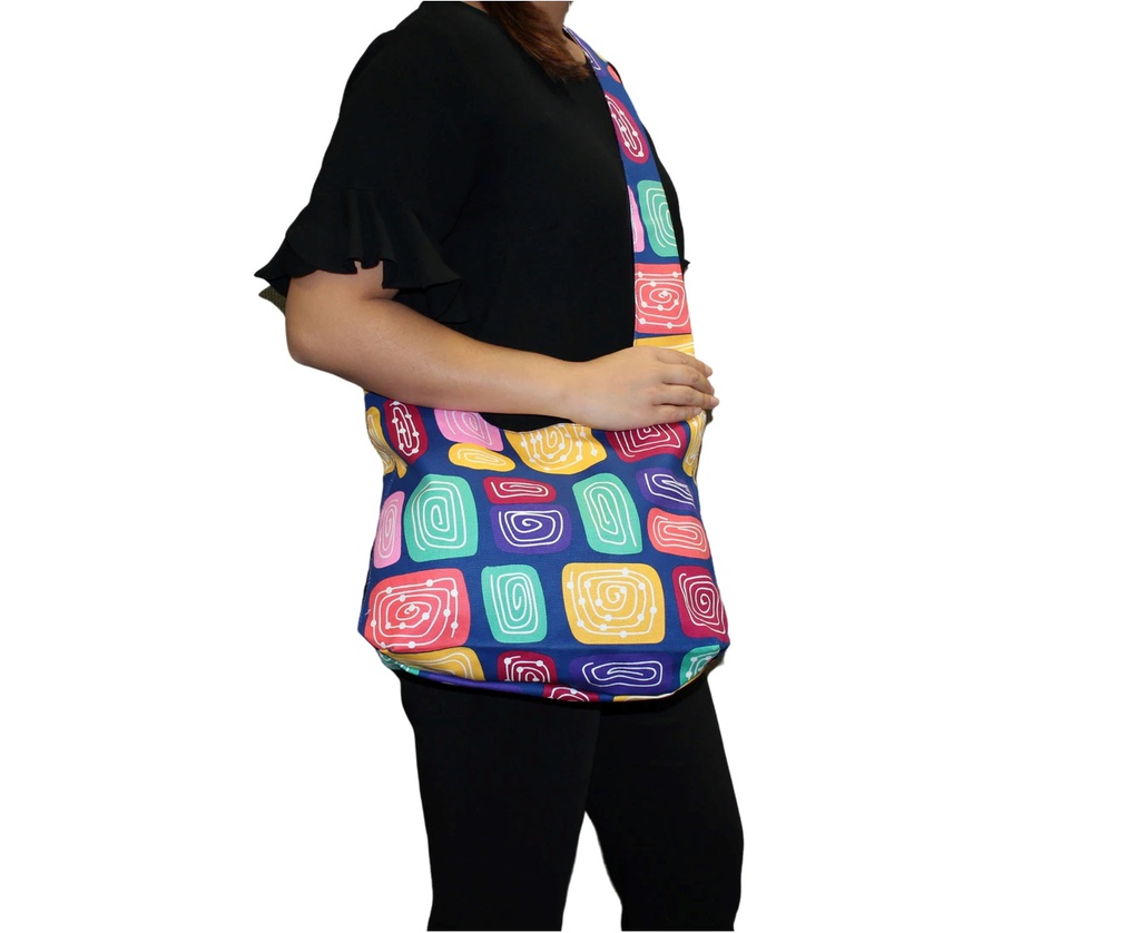 BAG CROSS BODY ABORIGINAL DESIGN-GOGO WUNDU (WATER FOREST COUNTRY) - JEDESS HUDSON