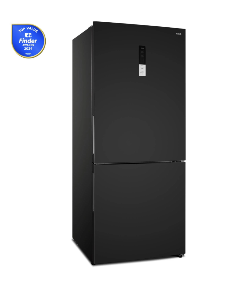 CHiQ CBM393NB3 396L Bottom Mount Fridge (Black)