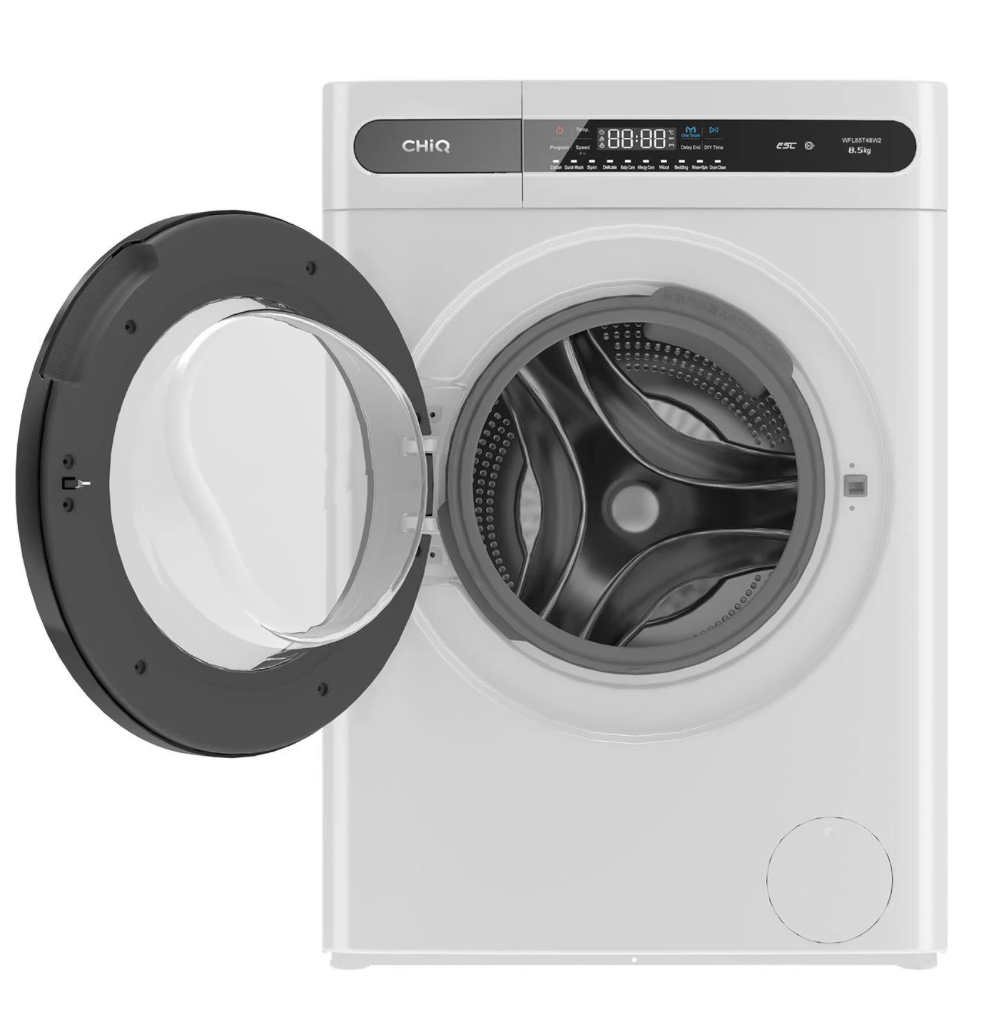 ChiQ WFL85T48W2 8.5kg Front Load Washing Machine (White)