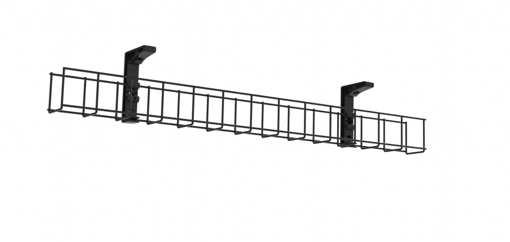 SINGLE TIER CABLE BASKET ONLY 650MM (BLACK)