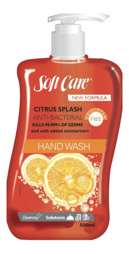 SOFT CARE CITRUS SPLASH ANTI-BAC HAND WASH 500ML