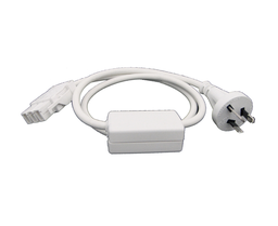 20A Starter Lead 1500mm – Thermal Overload 300mm In From Plug (BLACK)