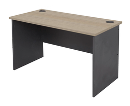 RAPID WORKER OPEN DESK 1200 X 600MM OAK/IRONSTONE